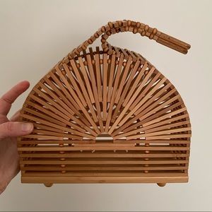 Cult Gaia Mini Dome Bamboo Bag